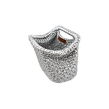 Recta Silver Clutch Bag
