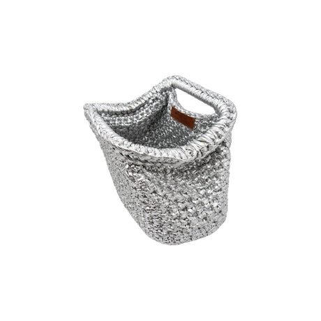 Recta Silver Clutch Bag