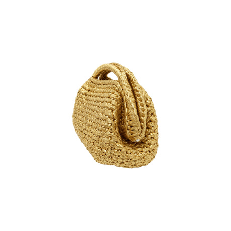 Solea Gold Clutch Bag