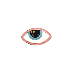 Noorena Pink Celestial Evil Eye Ceramic Magnet
