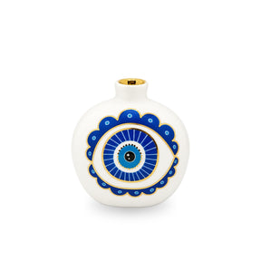 Noorena Medium Scallop Evil Eye Ceramic Pomegranate