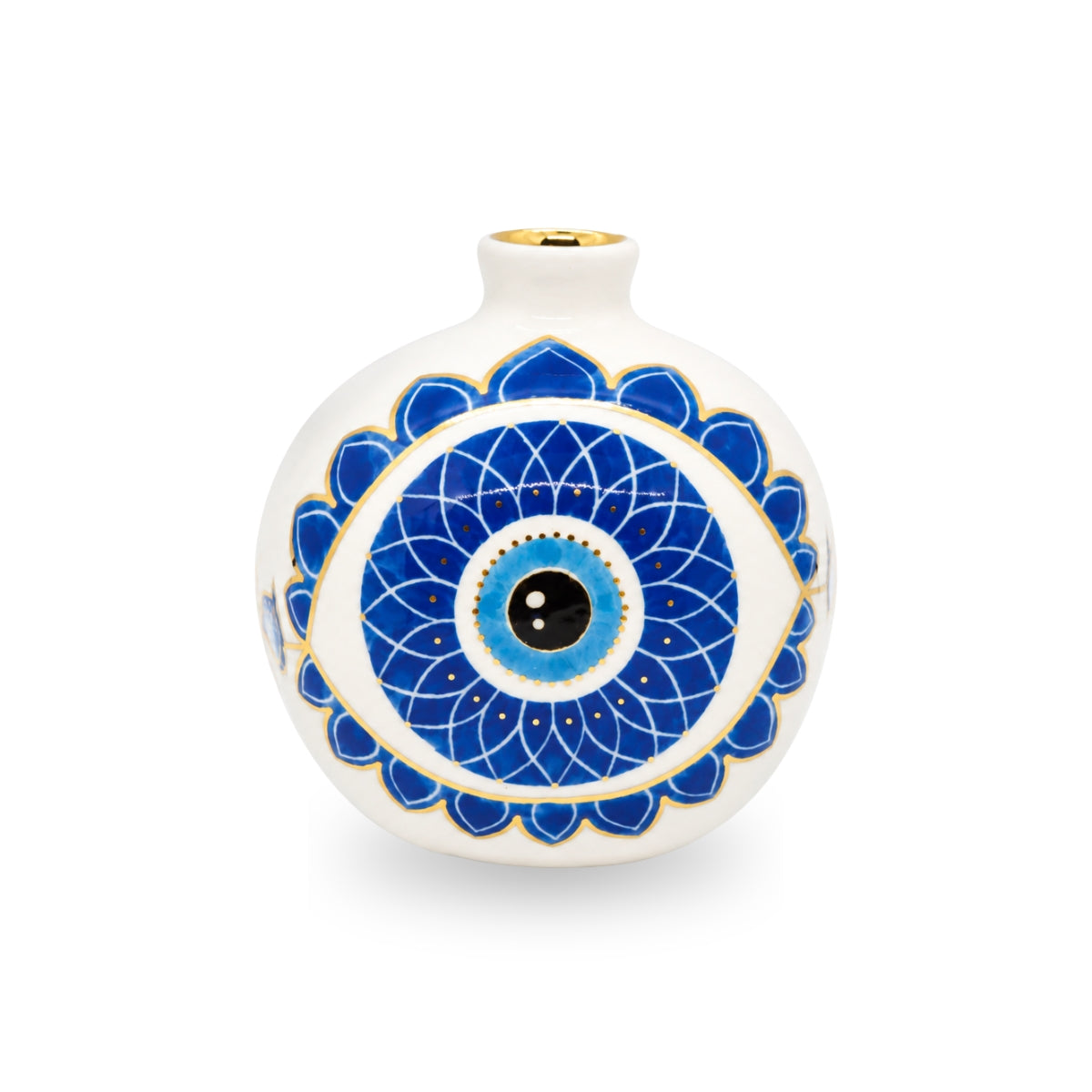 Noorena Large Mandala Evil Eye Ceramic Pomegranate