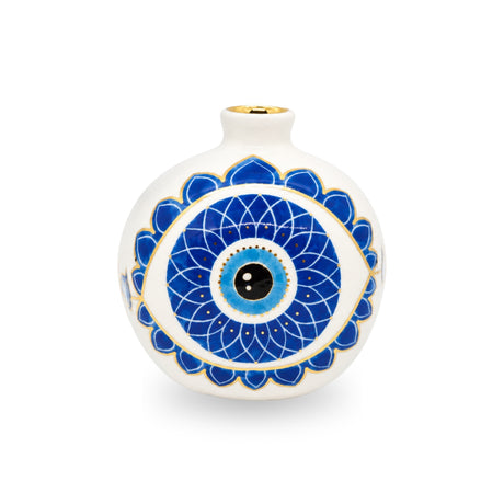 Noorena Large Mandala Evil Eye Ceramic Pomegranate