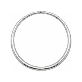 You & Eye Silver Plated Tube Open Collar Choker
