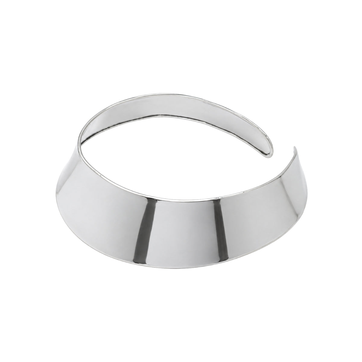 Wide Band Open Collar Choker