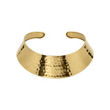 Hammered Wide Band Open Collar Choker