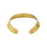 Hammered Wide Band Open Collar Choker