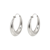 Chunky Tapered Hoop Earrings