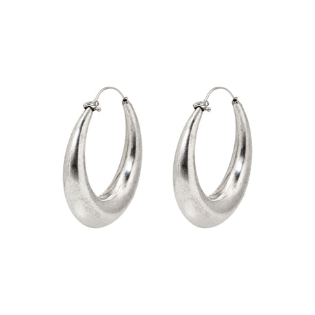 Chunky Tapered Hoop Earrings