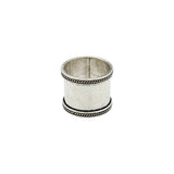 Gray Moonstone Hammered Ring
