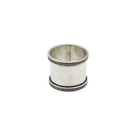 Gray Moonstone Hammered Ring
