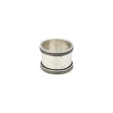 Labradorite Hammered Ring
