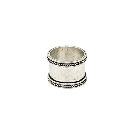 Labradorite Hammered Ring