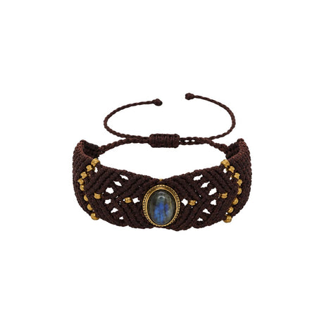 You & Eye Labradorite Macrame Bracelet