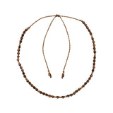 You & Eye Tiger's Eye Gemstone Beaded Thread Necklace