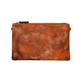 Ebarrito Copper Crimson Shagreen XL Leather Pouch