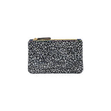 Ebarrito Silver Speckle Mini Double Leather Clutch Bag