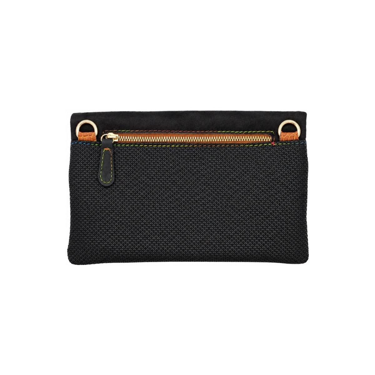 Brown & Tiger Print Minilie Clutch Bag