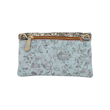 Tweed & Taupe Tiger Print Minilie Clutch Bag