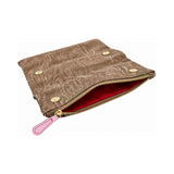 Tweed & Taupe Tiger Print Minilie Clutch Bag