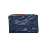 Brown Snake Print Maxi Surf & Turf Clutch Bag
