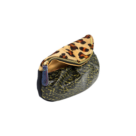 Leopard Fur Tight Rope Dancer Clutch