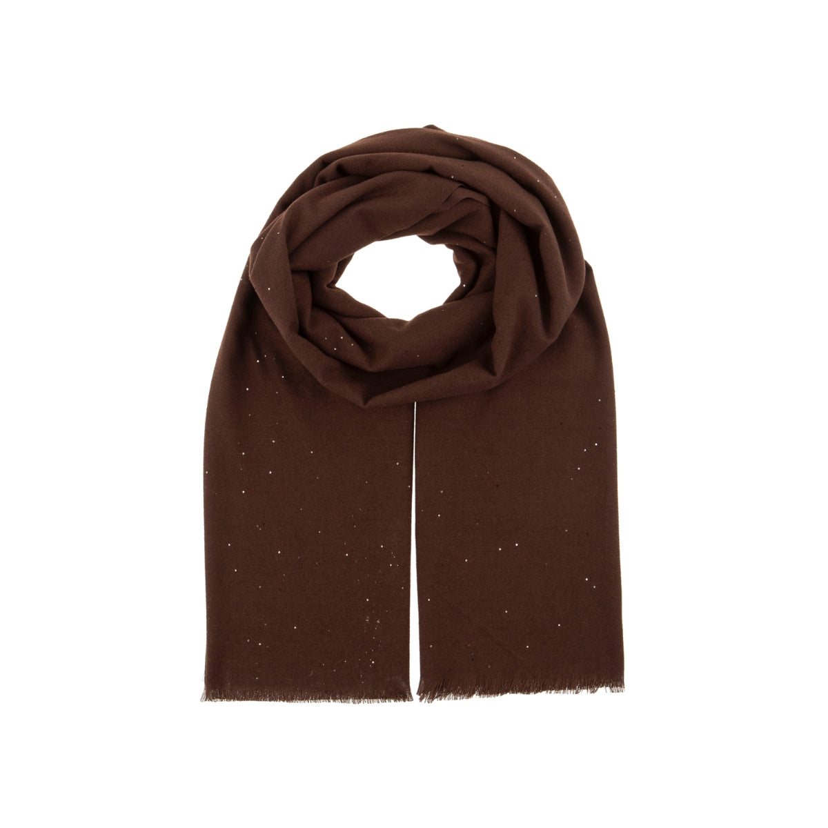 Alex.Max Brown Sparkle Shawl