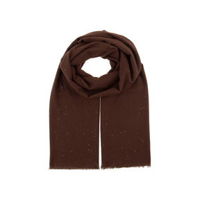 Alex.Max Brown Sparkle Shawl