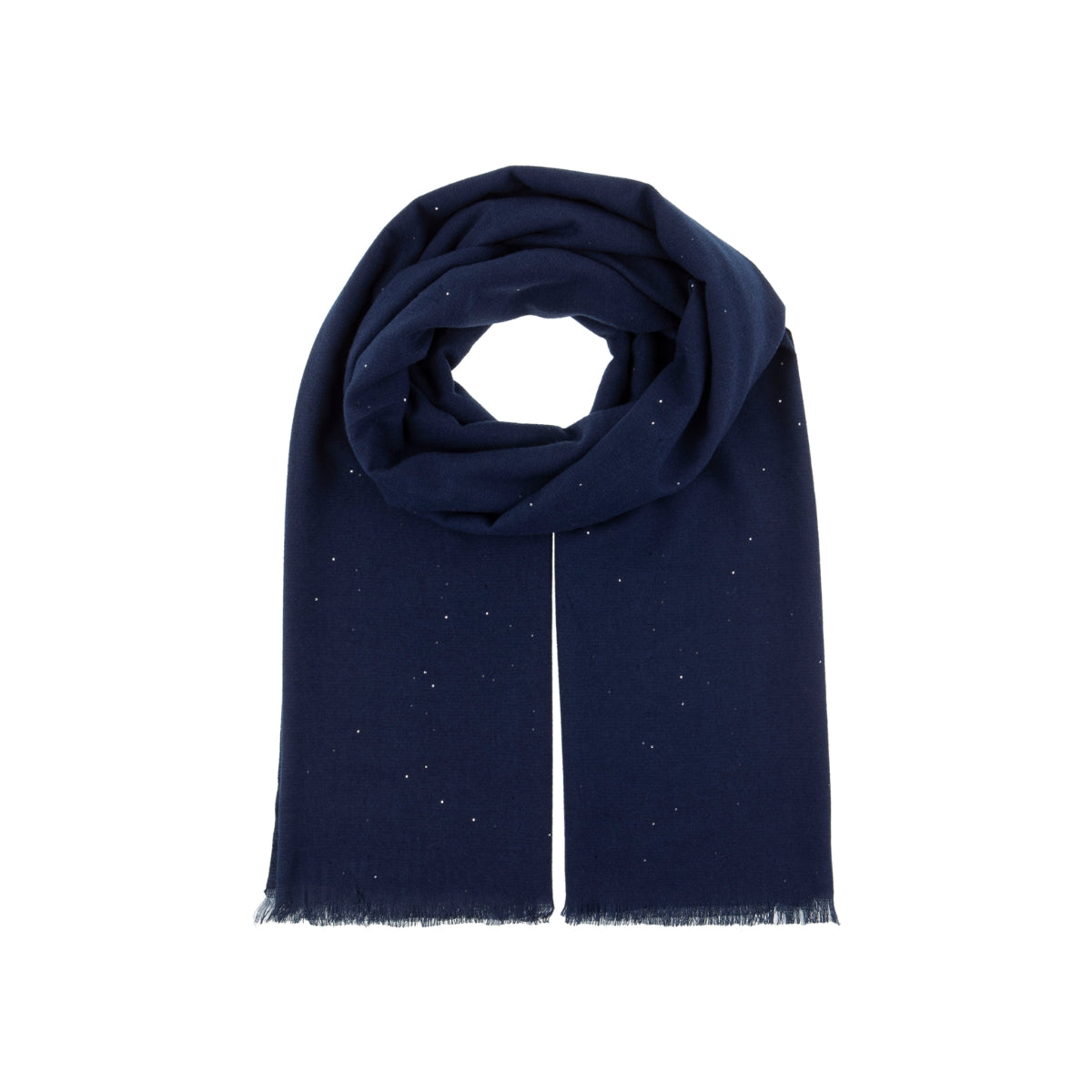 Alex.Max Navy Sparkle Shawl