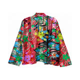 Vibrant Kantha Quilted Jacket