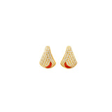 Crescent Elemental Teardrop Earrings