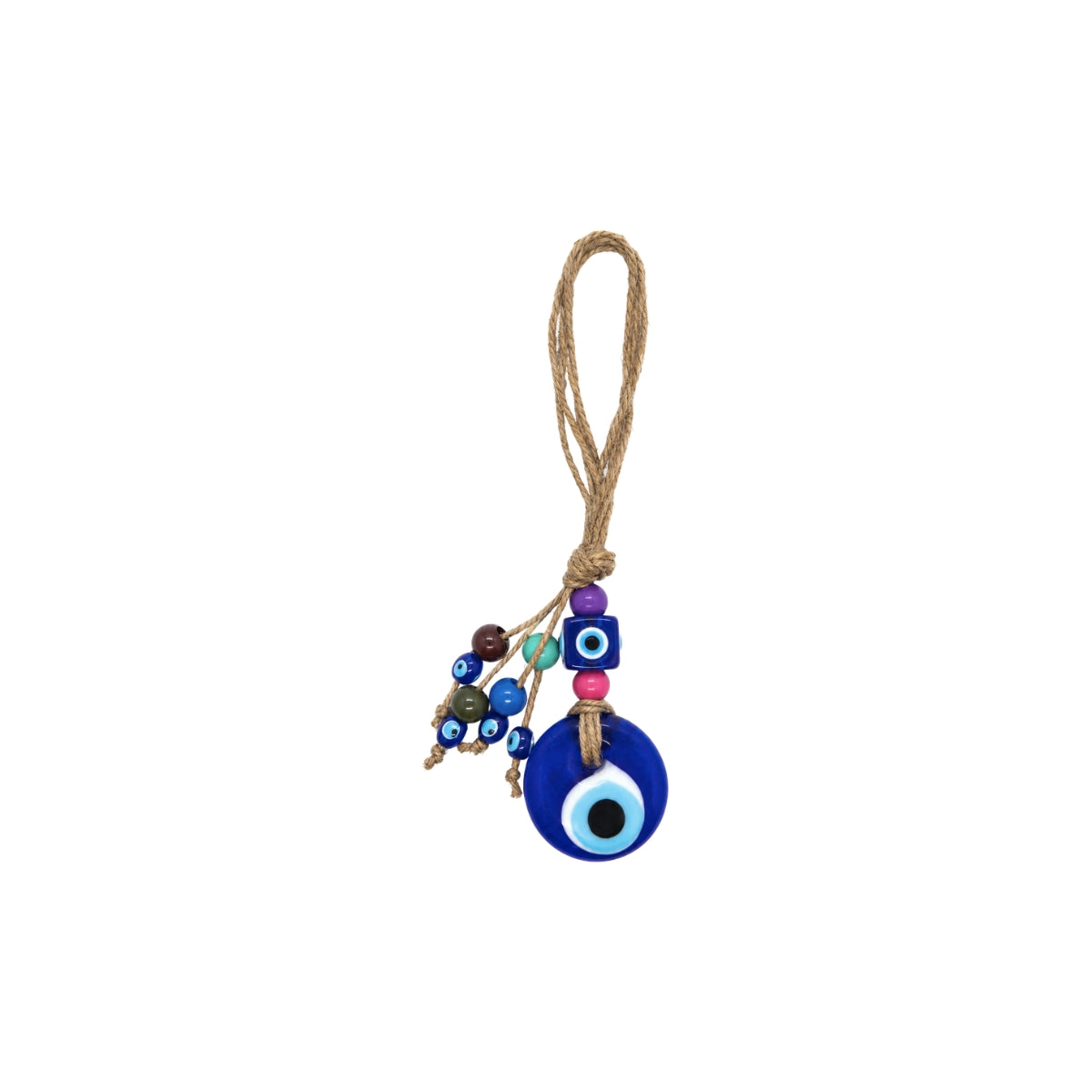 You & Eye Small Evil Eye Wall Hanging Decor with Multicolor Beads