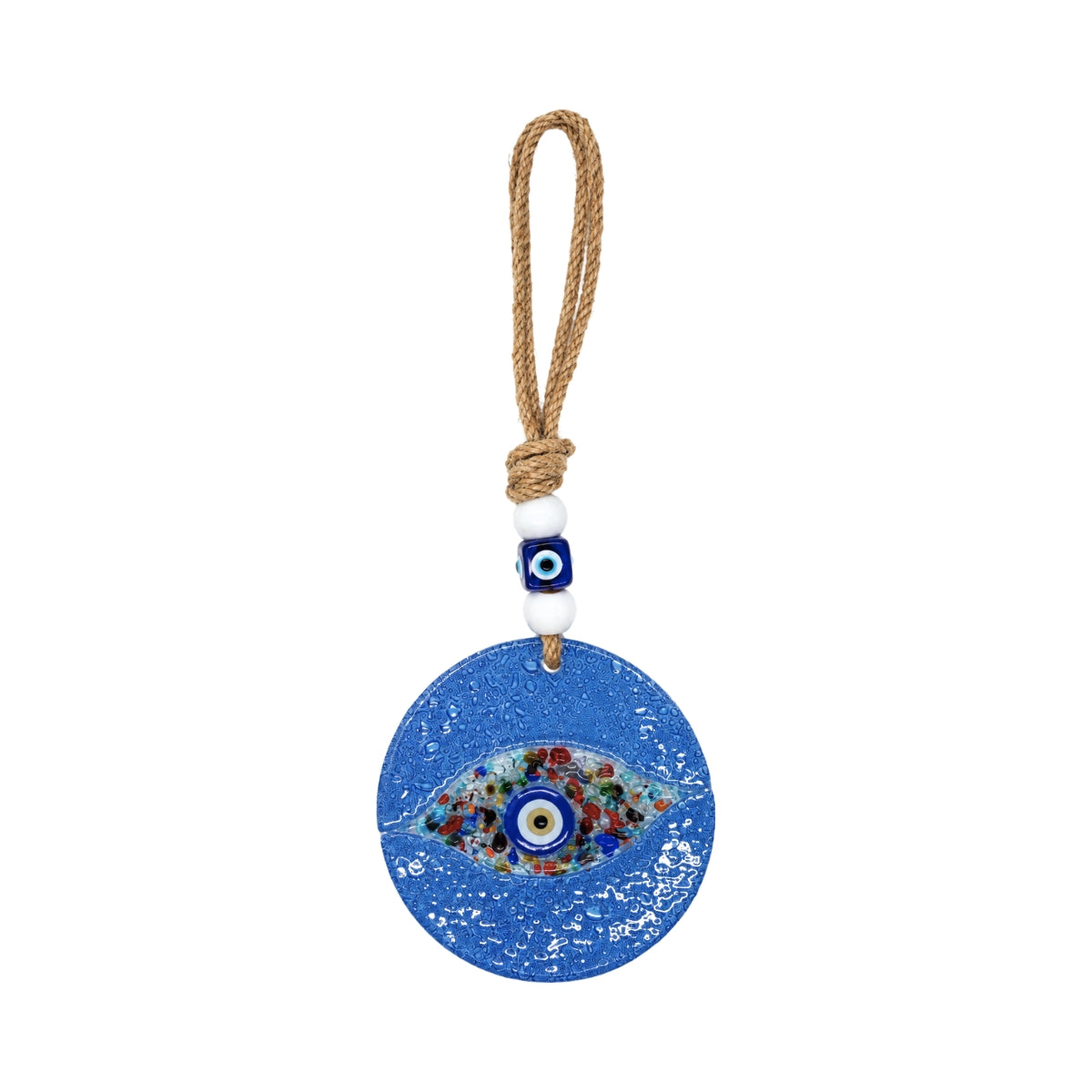 You & Eye Azure Evil Eye Confetti Wall Hanging