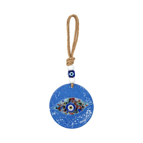 You & Eye Azure Evil Eye Confetti Wall Hanging