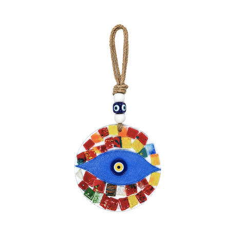 You & Eye Tiled Mosaic Evil Eye Wall Hanging
