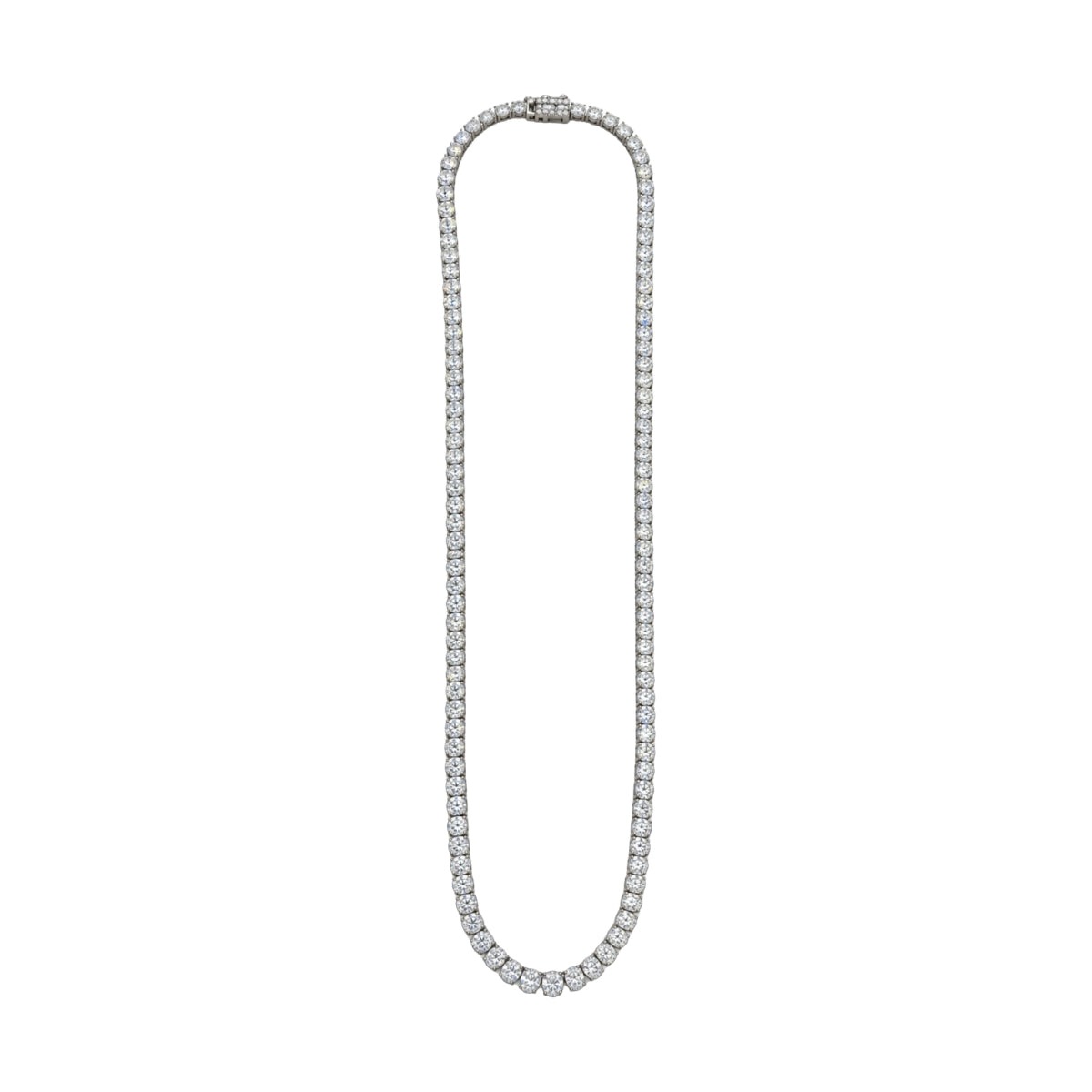 Romy Collection Graduated Tennis Necklace
