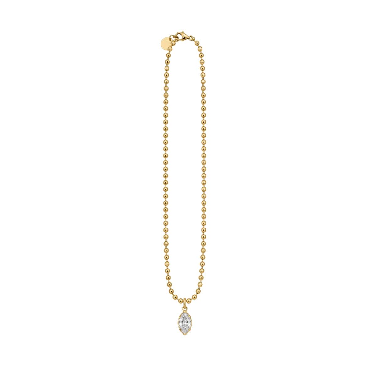 Romy Collection Pear Shape Charm Necklace