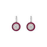 Romy Collection Pink Halo Drop Earrings