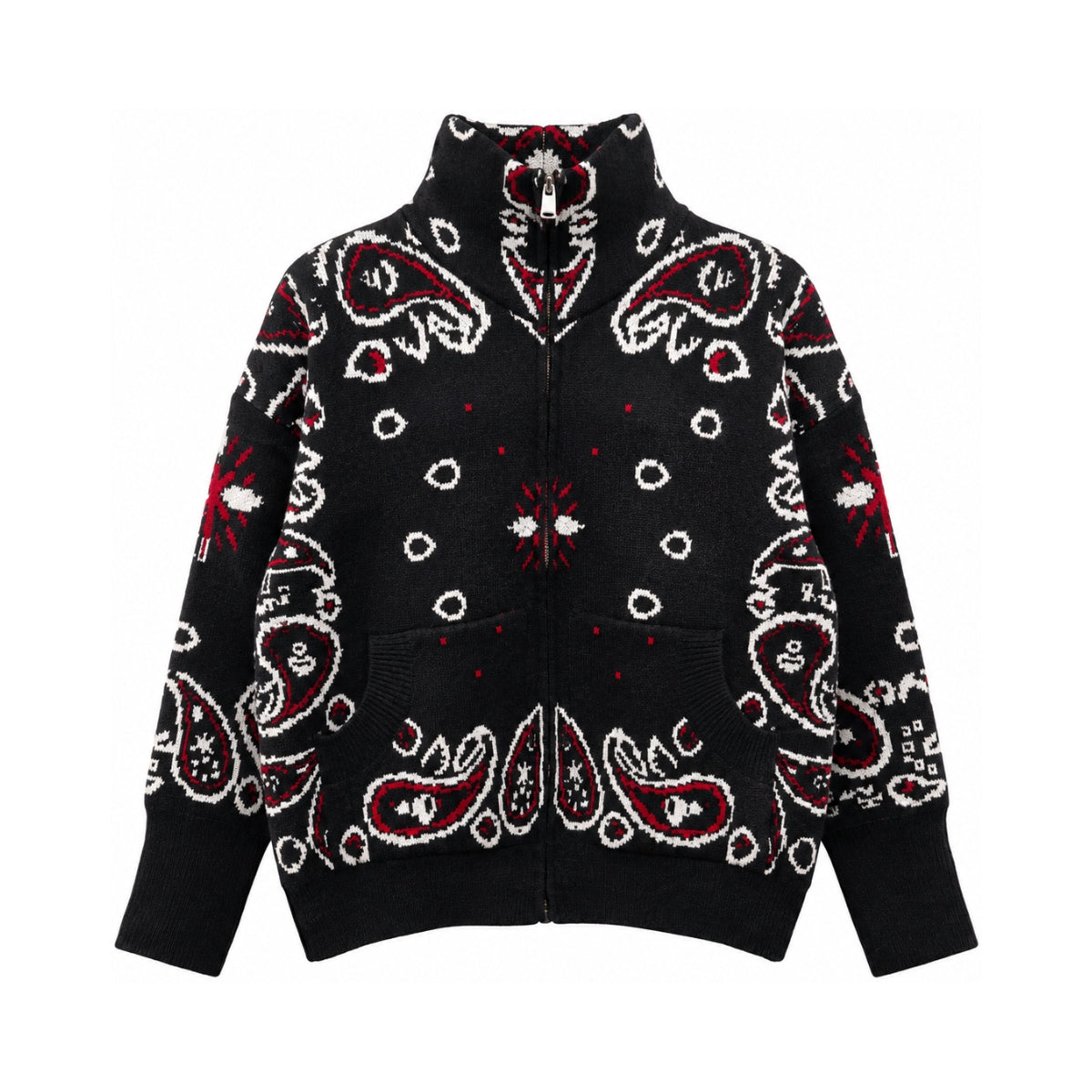 You & Eye Black Bandana Zip Jacket
