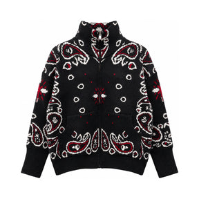 You & Eye Black Bandana Zip Jacket