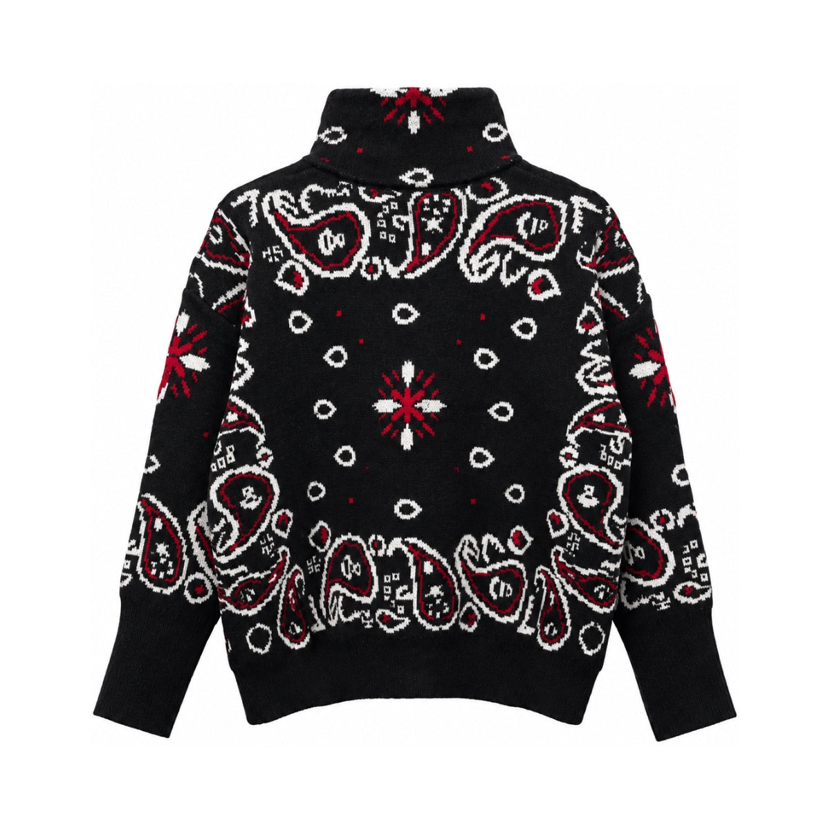 Black Bandana Zip Jacket