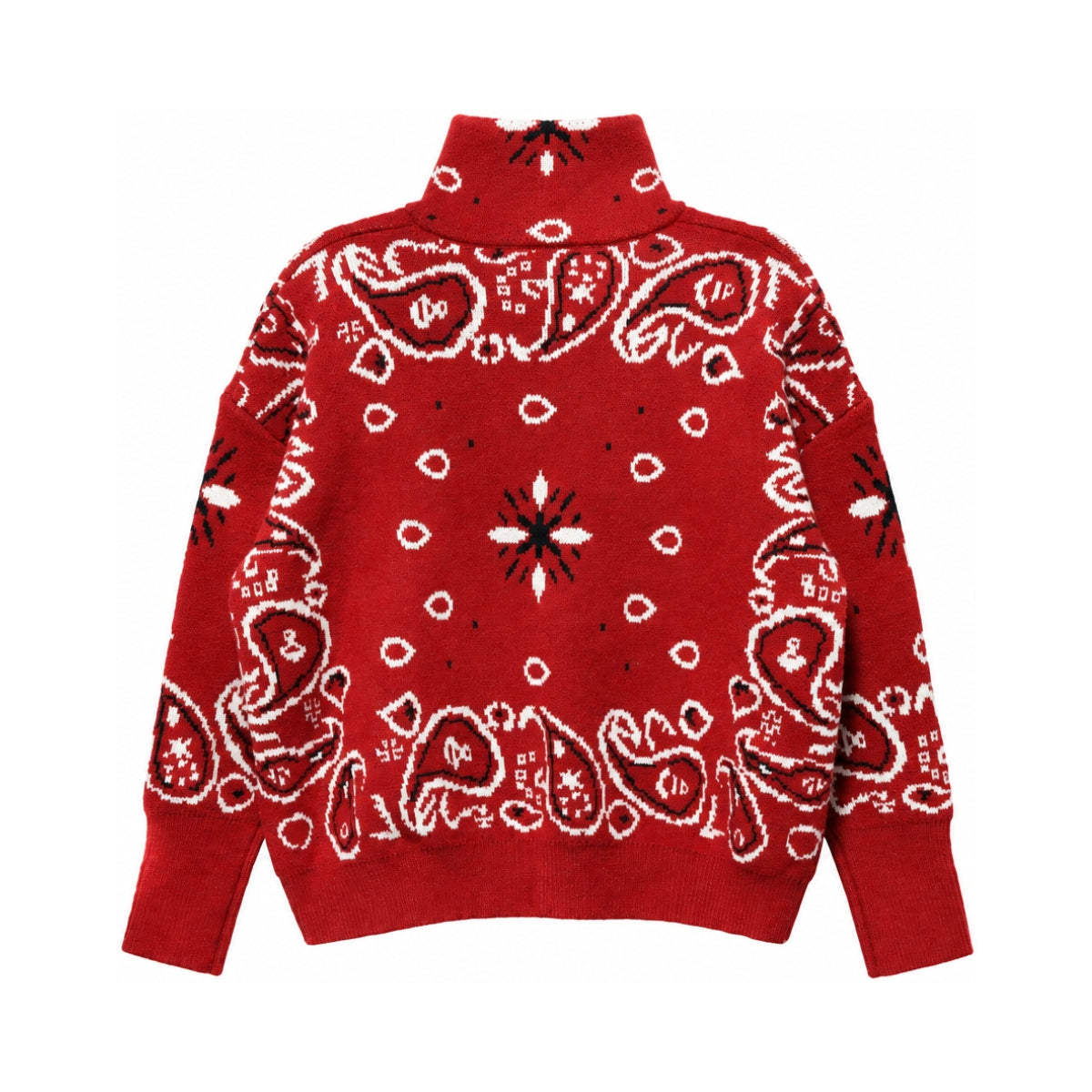 Red Bandana Zip Jacket