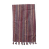 Mellow Purple Rainbow Striped Towel | Boom & Mellow