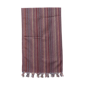 Mellow Purple Rainbow Striped Towel | Boom & Mellow