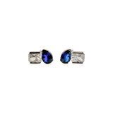 Chant Arzo Duality Blue Sapphire & CZ Earrings