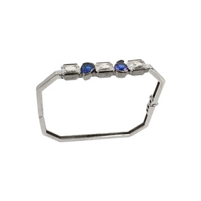 Chant Arzo Duality Blue Sapphire & CZ Bracelet