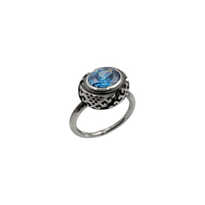 Chant Arzo Azura London Blue Topaz Rings