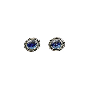 Chant Arzo Azura London Blue Topaz Earrings