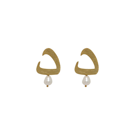 Arabic Initial Earrings