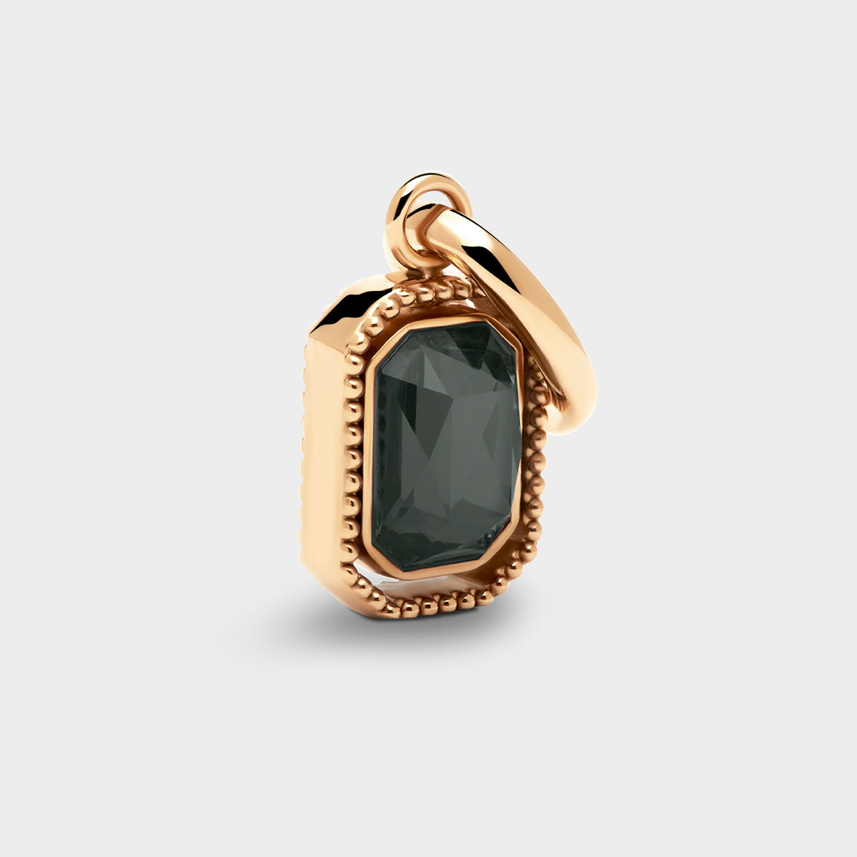 Talisman Charm in Jet Black
